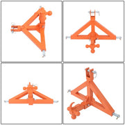 DURAFORCE Quick Hitch Adapter For Kubota Tractor 3 Point 2" Trailer Hitch Receiver Drawbar