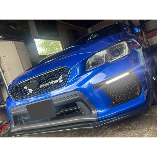 DURAFORCE For 2018-up Subaru WRX STI Sequential/Switchback LED DRL Fog Light Bezels LH&RH