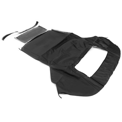 Black Soft Top with Plastic Window for Ford Mustang Convertible 2DR 1983-90 1993