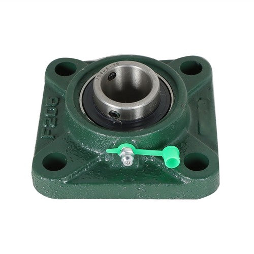 DURAFORCE 2 PCS Solid Base Pillow Block Flange Mounted Bearing 1" Bore 4 Bolt UCF205-16 US