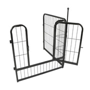 DURAFORCE 24 Panels 24x24 inch Dog Playpen Crate Fence Pet PlayPen Exercise Cage