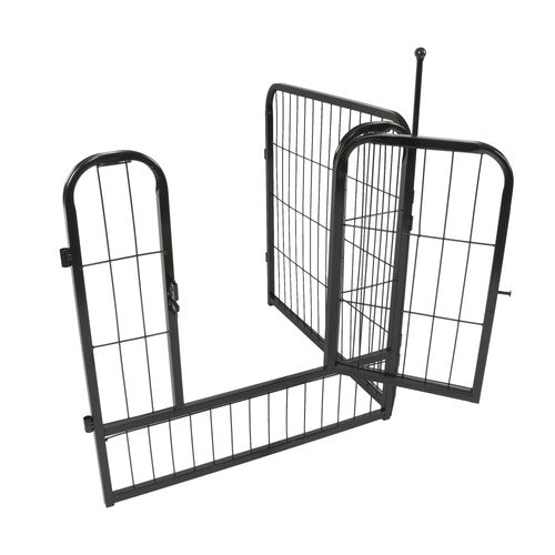 DURAFORCE 24 Panels 24x24 inch Dog Playpen Crate Fence Pet PlayPen Exercise Cage