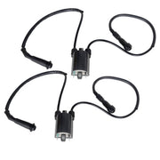 DURAFORCE Ignition Coil & Spark Plug Cap×2 Fit For Honda VT600C VT600Cd Shadow VLX 88-07