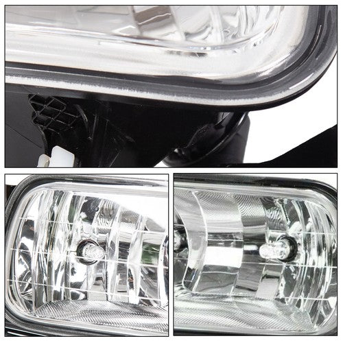 For 09-12 18 Dodge Ram 1500 2500 3500 Bumper Fog Lights Driving Lamps W Bracket