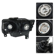 DURAFORCE Halogen Clear Pair Chrome For Jeep Grand Cherokee 11-13 Compass 11-17 Headlights