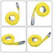DURAFORCE 2 Pcs 20' x 2" Lifting Sling Straps 9400lbs Fracture Strength for Hoist, Truck