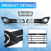 DURAFORCE For 2012-2014 Toyota Camry SE Upper & Lower Grille + Halogen Fog lights 6PCS
