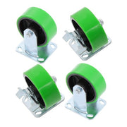 DURAFORCE 4 sets of 5' heavy-duty casters 2 side brakes and 2 straight wheels 4000lbs