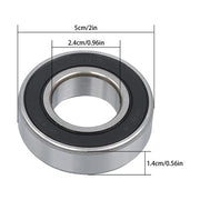 DURAFORCE 1641-2RS Ball Bearing 1" x 2" x 9/16 Rubber Sealed (Qty 4)