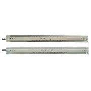 DURAFORCE 1 Pair of 24In Locking Drawer Slides Full Extension & Lock 150 lb Load Capacity