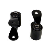DURAFORCE 2Pcs Black Rear Leaf Spring Shackle Kit For Jeep Cherokee Sport Series 1984-2001