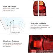 DURAFORCE Tail Brake Light Passenger Right Side For Toyota Tacoma 2005-2015 81550-04150