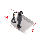 DURAFORCE 15001-101 9"x12" Standard Boat Trim Tab Kit 12V No Switch For 16-25 Foot Vessels