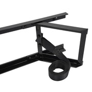 DURAFORCE Adjustable Semi Truck Tire Rack Spare Tire Mount Holder Tire Carrier W/Hardware