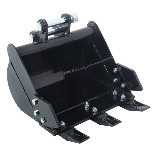 DURAFORCE New Mini Excavator 400mm Tooth Bucket Digger Machine Attachment With Teeth