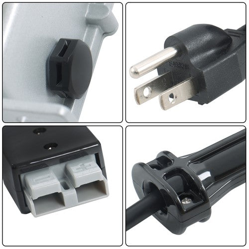 DURAFORCE Fit For EZGO Golf Cart 36V 18A Waterproof Battery Charger With SB-50 Style Plug