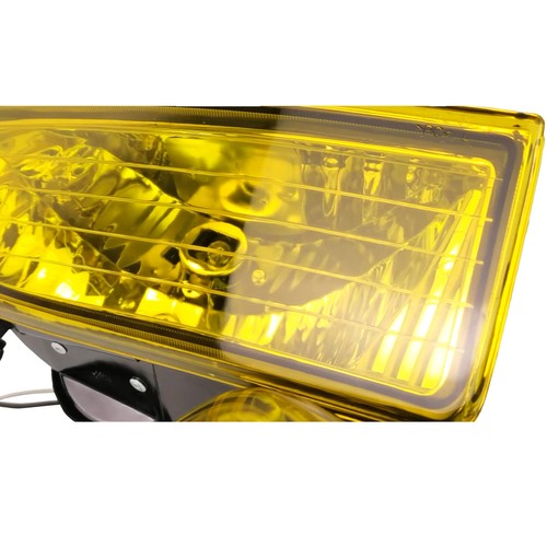DURAFORCE For 1997-2001 Honda Prelude Yellow Lens Bumper Fog Lights Driving Lamps w/wiring