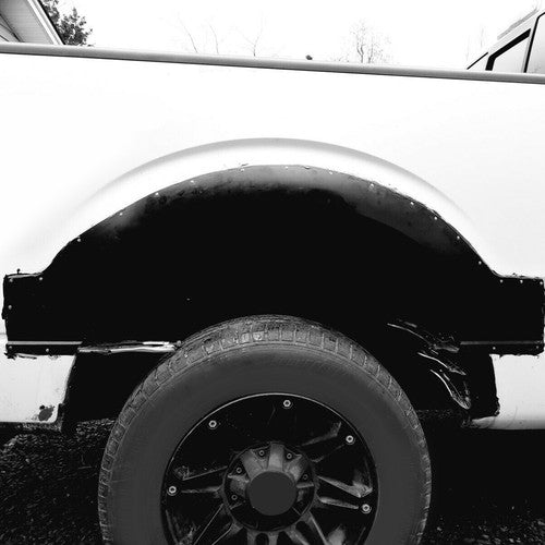 FRP07 Black Rear Wheel Arch Quarter Panels for Ford F150 F-150 09-14 Pair
