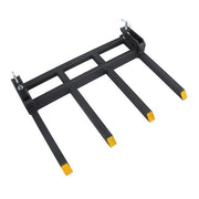 DURAFORCE 2500lbs 42" Clamp on Heavy Debris Fork for Tractor Skid Steer Buckets Universal