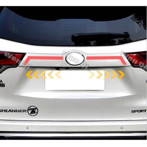 DURAFORCE LED Rear DRL Brake Turn Signal Light Lamp White For Toyota Highlander 2014-2019