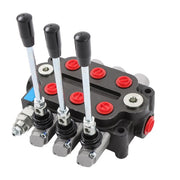 DURAFORCE 3 Spool 25 GPM Hydraulic Directional Control Valve Tractor Loader Double Acting