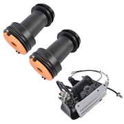 DURAFORCE 3PCS Rear Air Suspension Air Springs Compressor For 13-19 Cadillac XTS 3.6L V6