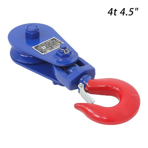 DURAFORCE 8800 Lbs Snatch Block with Swivel Shackle, 4.5" Sheave, 1/2" Wire Rope