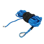 DURAFORCE For ATV 5/16"x50' 12000LBS Blu Synthetic Winch Rope Line Recovery Cable