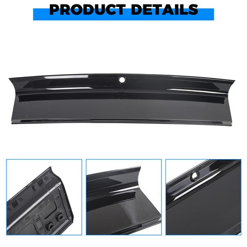 Glossy Black Trunk Panel Decklid Trim Cover for Ford Mustang GT 2015 2023