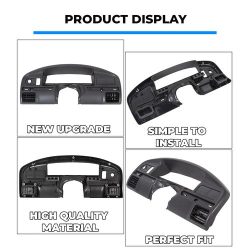 Instrument Cluster Dash Panel Bezel Cover for 92 93 94 97 Ford Bronco F150 F250