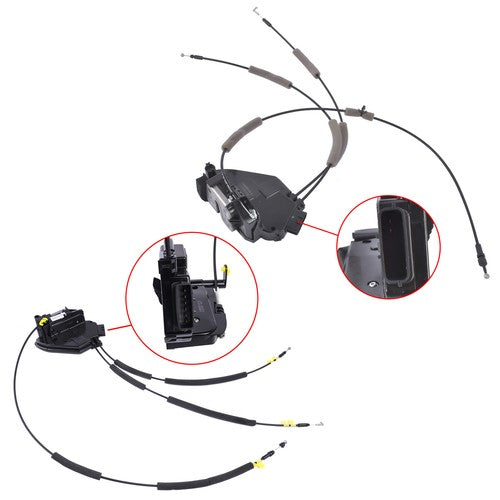 DURAFORCE 2Pcs Front Door Lock Latch Actuator for Nissan Pathfinder 3.5L V6 2018 2019 2020