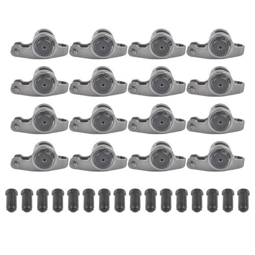 DURAFORCE 16x Roller Rocker Arm Self-Aligning for Small Block Chevy SBC 350 7/16'' Stud
