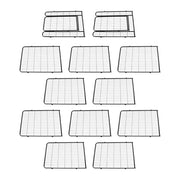 DURAFORCE 12 Panels 40x27 inch Dog Playpen Crate Fence Pet PlayPen Exercise Cage