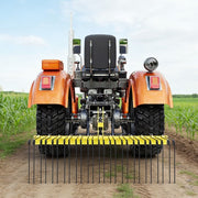 DURAFORCE 60" 3 Point Pine Straw Landscaping Rake For Cat 0 Cat 1 Tractor Rake Attachments