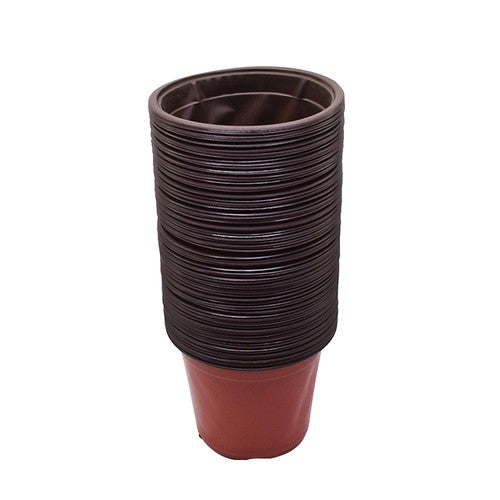DURAFORCE 16*14*11cm 100pcs Plastic Plant Flower Starting Pots Nursery Seedlings Plant