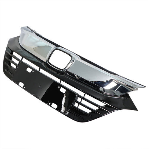 DURAFORCE Fit For Honda HRV HR-V 2019 2020 2021 Plastic Front Bumper Chrome Grille Grill