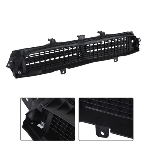 DURAFORCE For 2014-2016 Chevy Malibu Black Plastic Front Bumper Grille Shutter W/O Motor
