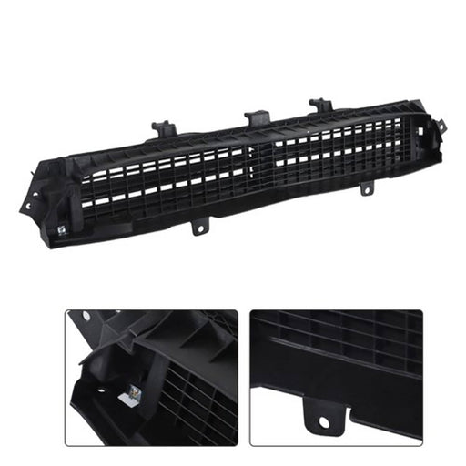 DURAFORCE For 2014-2016 Chevy Malibu Black Plastic Front Bumper Grille Shutter W/O Motor