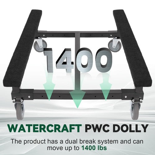 DURAFORCE Watercraft Dolly For Sea-Doo Yamaha Boat Jet Ski Stand Storage Cart PWC 1400lbs