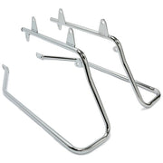 DURAFORCE Saddle bag Saddlebag Conversion Brackets Mounts for Harley Softail 84-17 Chrome