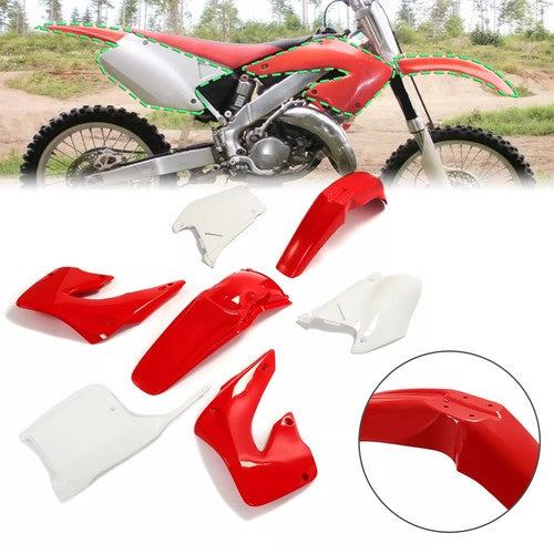 DURAFORCE For Honda CR125R CR250R 2000-2001 Plastic Complete Fairing Bodywork Fender Kit