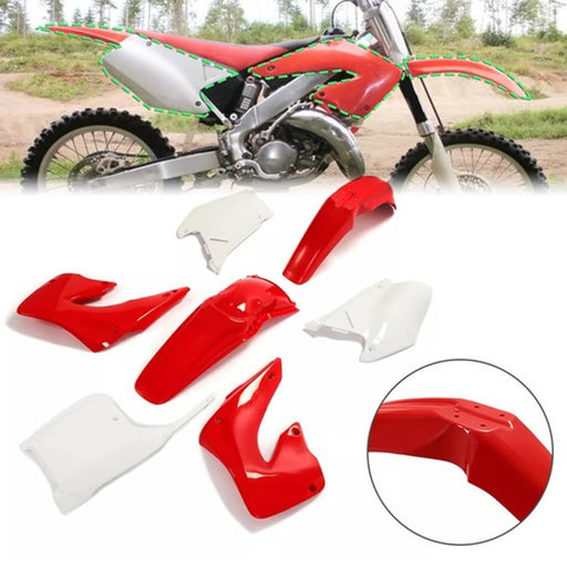 DURAFORCE For Honda CR125R CR250R 2000-2001 Plastic Complete Fairing Bodywork Fender Kit