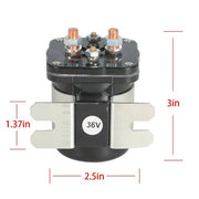 DURAFORCE Solenoid 586-117111 20468G1 For EZGO Club Car Yamaha 1988-2005 Golf Cart 36V DC
