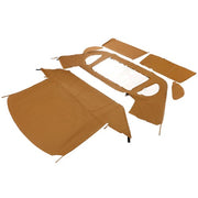 DURAFORCE Convertible Soft Top Tan For 1990-02 Mercedes-Benz SL R129 500SL Window Plastic
