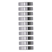 DURAFORCE 10Pcs R18-2RS 1-1/8" × 2-1/8" ×1/2" Double Rubber Seals Deep Groove Ball Bearing