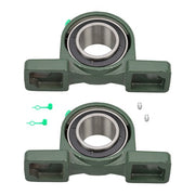 DURAFORCE 2 Pack UCP210-32 Pillow Block Mounted Ball Bearing 2" Bore Self Aligning New