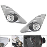 DURAFORCE Halogen Fit For Toyota Camry L LE XLE 2012-2014 LH&RH w/Wiring+Switch Fog Lights