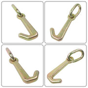 DURAFORCE 5/16 Inch Mini J Hook G70 5400 lbs Working Load Limit with Link Pack of 2
