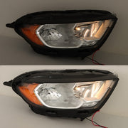 DURAFORCE For Ford EcoSport S Sport 2018-2022 LH+RH Headlights Headlamps Halogen Chrome