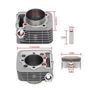 DURAFORCE 1999-2014 Crankshaft Bearings Piston Cylinder Gasket Kit 89mm FOR Honda TRX400EX